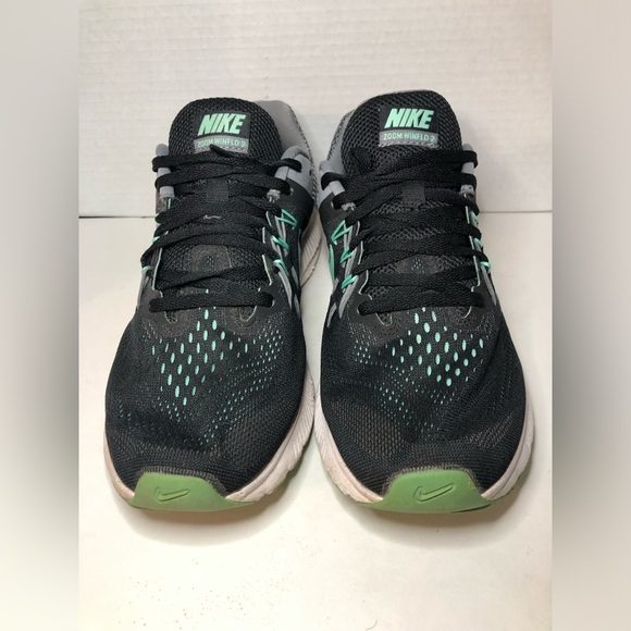 Nike Women's Gray and Teal Running Shoes - Picture 6 of 16